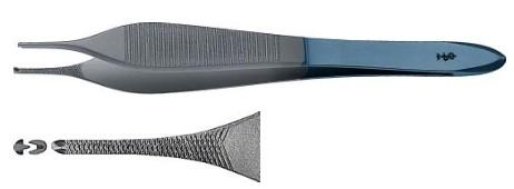 ТИТАНОВ. АДСОН ПІНЦЕТ 1X2T. 120MM